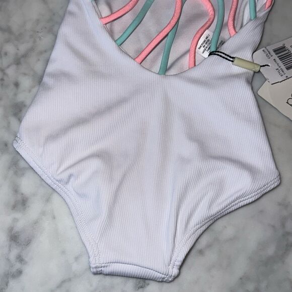 NWT Peixoto Kids Swimsuit with Pastel Accents 2Y - Picture 5 of 6